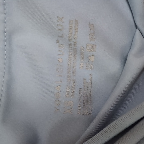 Yogalicious Lux Light Blue Athletic Bike Shorts Size Extra Small - Picture 4 of 5